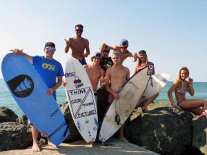 Le team surf Picture Organic Clothing, une belle équipe.